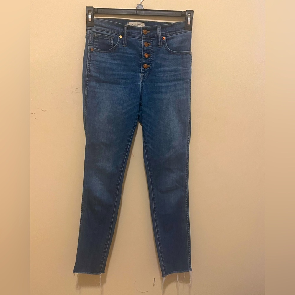 Madewell 10” High-Rise Skinny Crop Jeans - Size 26